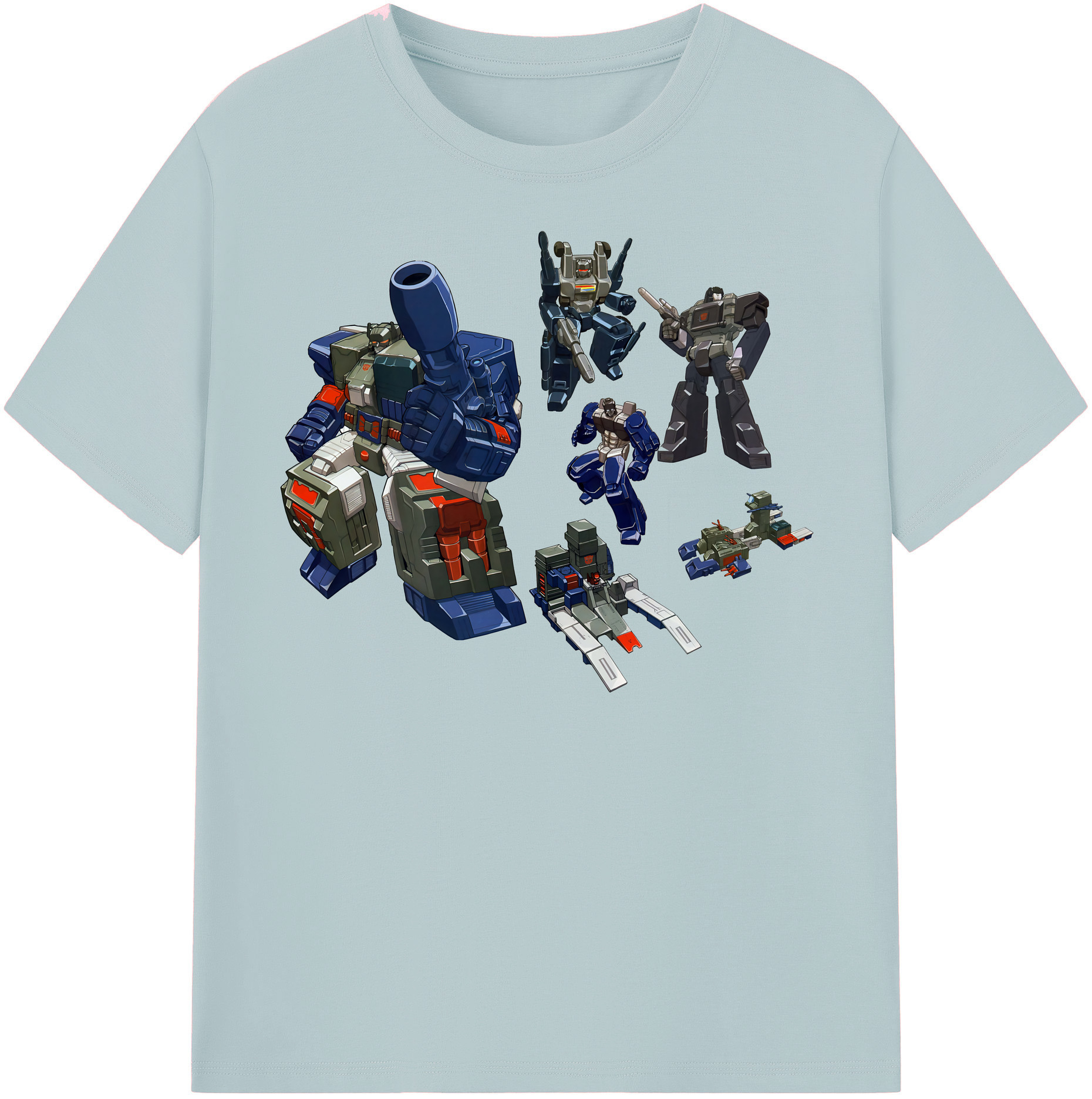 （画像用） Transformers トランスフォーマー 綿100％半袖Tシャツ（フロントプリント）
